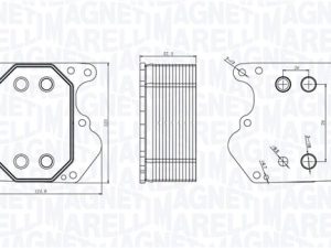 Radiator ulei motor MAGNETI MARELLI 350300000500 – FORD | AutoRival
