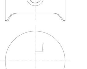 Piston MAHLE ORIGINAL 013 PI 00153 000 – FORD | AutoRival