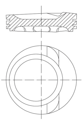 Piston MAHLE ORIGINAL 030 68 01 – FORD | AutoRival