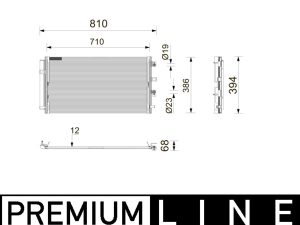 Condensator climatizare MAHLE ORIGINAL AC 1212 000P – FORD | AutoRival