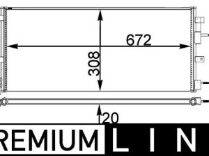 Condensator climatizare MAHLE ORIGINAL AC 28 000P – FORD | AutoRival