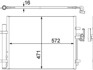 Condensator climatizare MAHLE ORIGINAL AC 441 000S – FORD | AutoRival