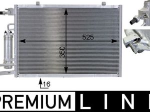 Condensator climatizare MAHLE ORIGINAL AC 7 000P – FORD | AutoRival