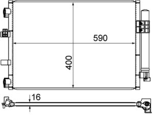 Condensator climatizare MAHLE ORIGINAL AC 861 000S – FORD | AutoRival