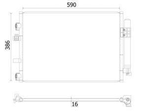 Condensator climatizare MAHLE ORIGINAL AC 930 000S – FORD | AutoRival
