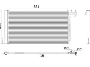 Condensator climatizare MAHLE ORIGINAL AC 941 000P – FORD | AutoRival