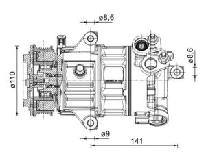 Compresor climatizare MAHLE ORIGINAL ACP 1491 000P – FORD | AutoRival