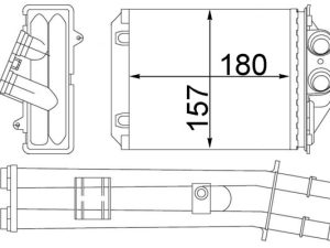Schimbator de caldura incalzire habitaclu MAHLE ORIGINAL AH 213 000S – FORD | AutoRival