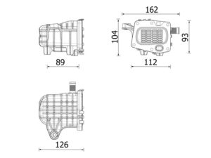 Radiator recirculare gaze de esapament MAHLE ORIGINAL CE 41 000P – FORD | AutoRival