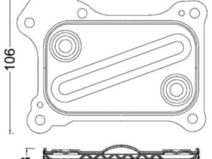 Radiator ulei motor MAHLE ORIGINAL CLC 190 000S – FORD | AutoRival