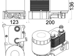 Radiator ulei motor MAHLE ORIGINAL CLC 191 000S – FORD | AutoRival