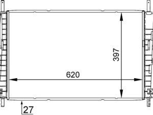 Radiator racire motor MAHLE ORIGINAL CR 1347 000S – FORD | AutoRival