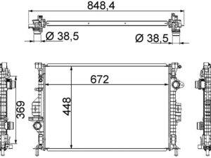 Radiator racire motor MAHLE ORIGINAL CR 1748 000S – FORD | AutoRival