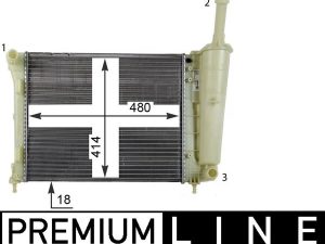Radiator racire motor MAHLE ORIGINAL CR 1859 000P – FORD | AutoRival