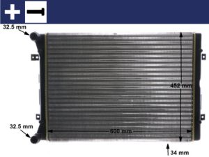 Radiator racire motor MAHLE ORIGINAL CR 2038 000S – FORD | AutoRival