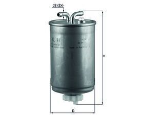 Filtru combustibil MAHLE ORIGINAL KL 41 – FORD | AutoRival