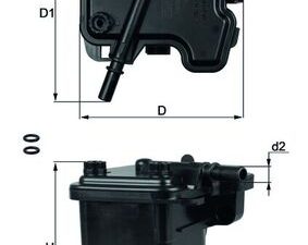 Filtru combustibil MAHLE ORIGINAL KL 431D – FORD | AutoRival