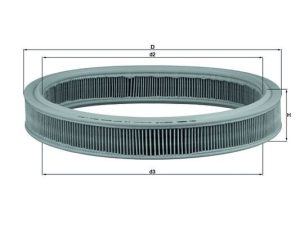 Filtru aer MAHLE ORIGINAL LX 527 – FORD | AutoRival