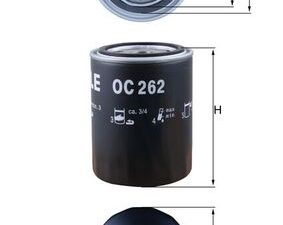 Filtru ulei MAHLE ORIGINAL OC 262 – FORD | AutoRival