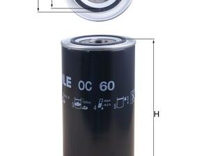 Filtru ulei MAHLE ORIGINAL OC 60 – FORD | AutoRival