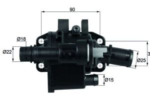 Termostat lichid racire MAHLE ORIGINAL TH 42 83 – FORD | AutoRival