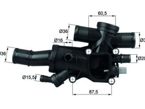 Termostat lichid racire MAHLE ORIGINAL TH 44 83 – FORD | AutoRival