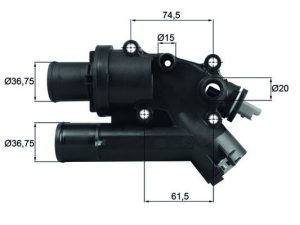 Termostat lichid racire MAHLE ORIGINAL TH 46 83 – FORD | AutoRival