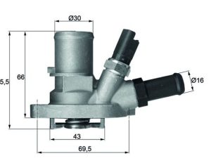 Termostat lichid racire MAHLE ORIGINAL TI 149 88 – FORD | AutoRival