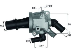 Termostat lichid racire MAHLE ORIGINAL TI 164 88 – FORD | AutoRival