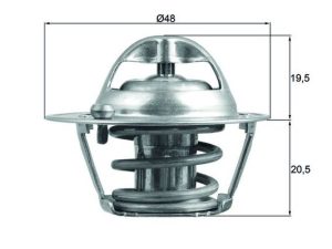 Termostat lichid racire MAHLE ORIGINAL TX 204 82D – FORD | AutoRival