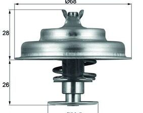 Termostat lichid racire MAHLE ORIGINAL TX 75 80D – FORD | AutoRival