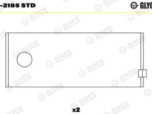 Cuzineti biela GLYCO 71-2185 STD – FORD | AutoRival