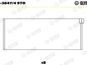 Cuzineti biela GLYCO 71-3847/4 STD – FORD | AutoRival