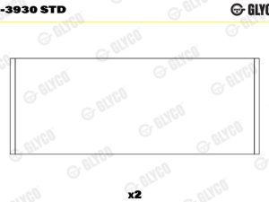 Cuzineti biela GLYCO 71-3930 STD – FORD | AutoRival