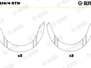 Saiba distantier arbore cotit GLYCO A214/4 STD – FORD | AutoRival