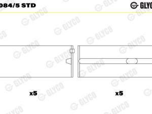 Cuzineti arbore cotit GLYCO H084/5 STD – FORD | AutoRival