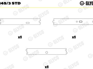 Bucsi ax cu came GLYCO N145/3 STD – FORD | AutoRival