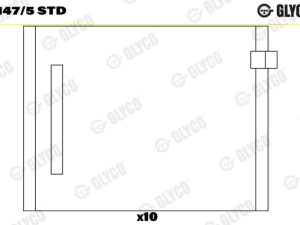 Bucsi ax cu came GLYCO N147/5 STD – FORD | AutoRival