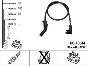Set cablaj aprindere NGK 0639 – FORD | AutoRival
