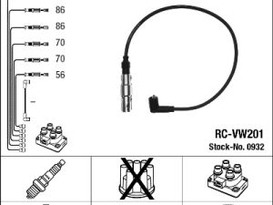 Set cablaj aprindere NGK 0932 – FORD | AutoRival