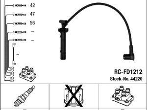Set cablaj aprindere NGK 44220 – FORD | AutoRival