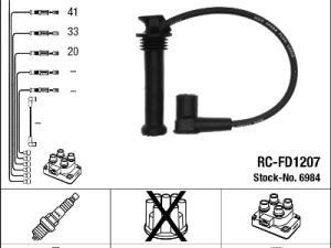 Set cablaj aprindere NGK 6984 – FORD | AutoRival