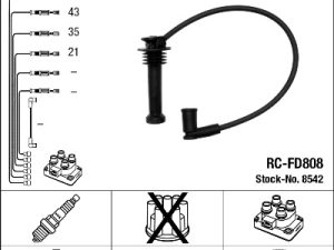 Set cablaj aprindere NGK 8542 – FORD | AutoRival