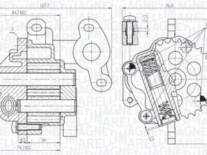 Pompa ulei MAGNETI MARELLI 351516000160 – FORD | AutoRival