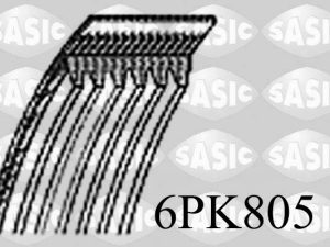 Curea transmisie cu caneluri SASIC 6PK805 – FORD | AutoRival