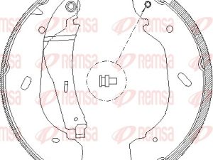 Sabot frana REMSA 4108.00 – FORD | AutoRival
