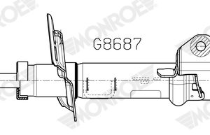 Amortizor MONROE G8687 – FORD | AutoRival