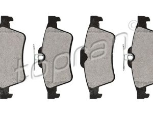 Set placute frana TOPRAN 302 052 – imagine produs