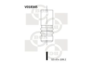 Supapa evacuare BGA V018345 – FORD | AutoRival