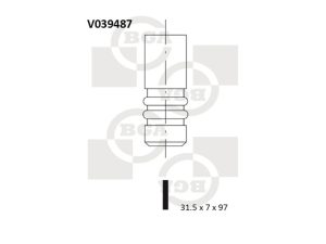 Supapa evacuare BGA V039487 – FORD | AutoRival